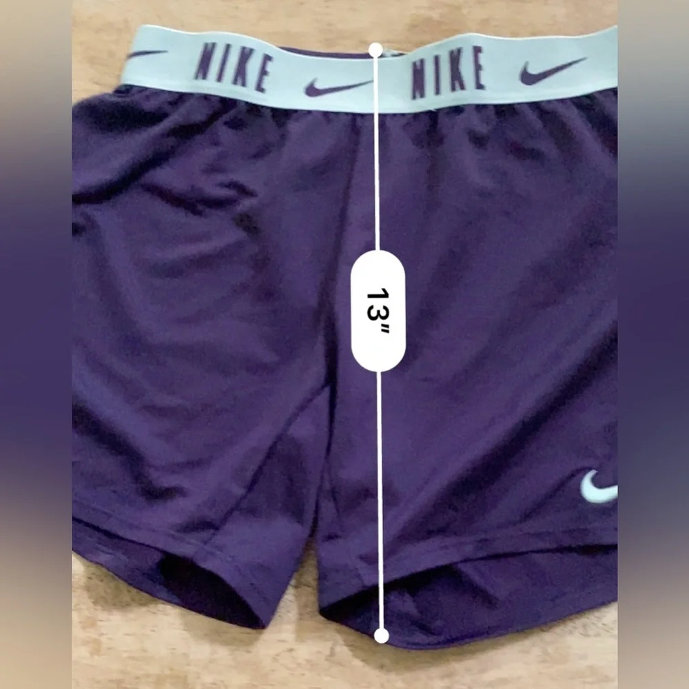 Nike Dri Fit Trophy Big Girls’ Sz M‎ Dk. Purple Training Shorts